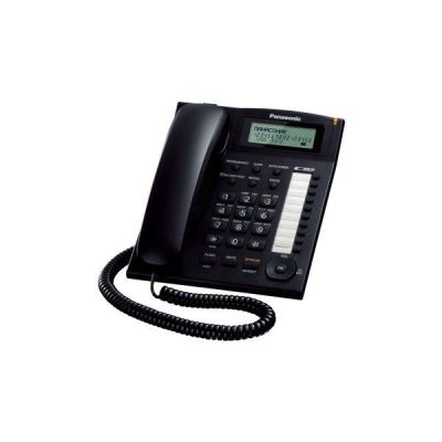 Телефон шнуровой Panasonic KX-TS2388UAB Black