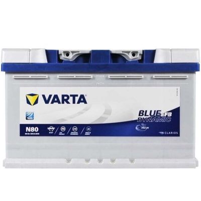 Автомобильный аккумулятор Varta 80Ah-12v BD EFB, R+, EN800 (52371236814)