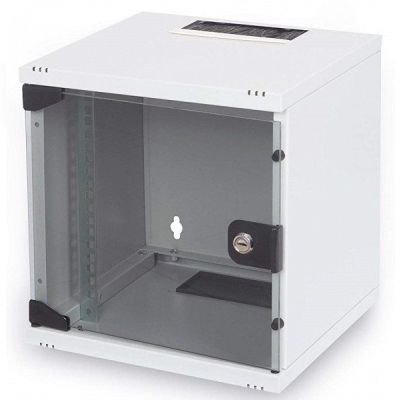 Шкаф DIGITUS 10" 6U 312x300, стекл.дверь