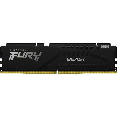 Память для ПК Kingston DDR5 5600 16GB FURY Beast Black (KF556C40BB-16)