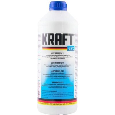 Антифриз Kraft G11 Blue -35 (1,5л.) (синий) (KF105)