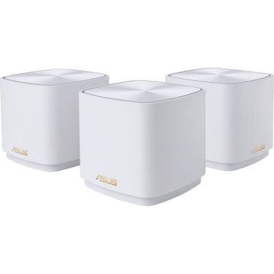 Маршрутизатор ASUS Router ZenWiFi XD4 3PK PLUS white AX1800 1xGE LAN 1x1GE WAN WPA3 OFDMA MESH