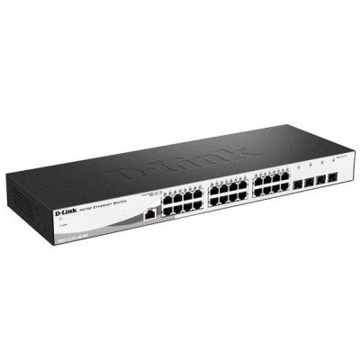 Коммутатор D-Link DGS-1210-28/ME 24x1G, 4xSFP (DGS-1210-28/ME)