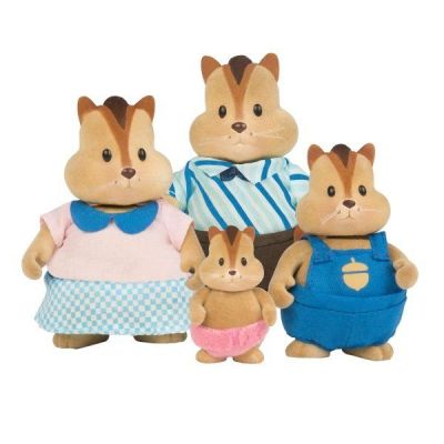 Набор фигурок Lil Woodzeez Семья Бурундуков (6158M)