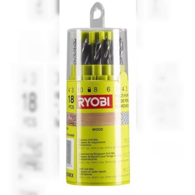 Набор сверл Ryobi RAK18DMIX, 18шт