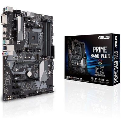 Материнcкая плата ASUS PRIME B450-PLUS (90MB0YN0-M0EAY0)