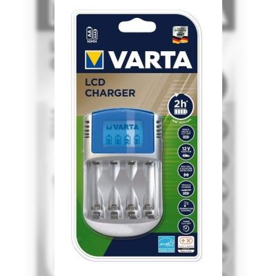 Зарядное устройство VARTA LCD Charger, для АА/ААА аккумуляторов (57070201401)