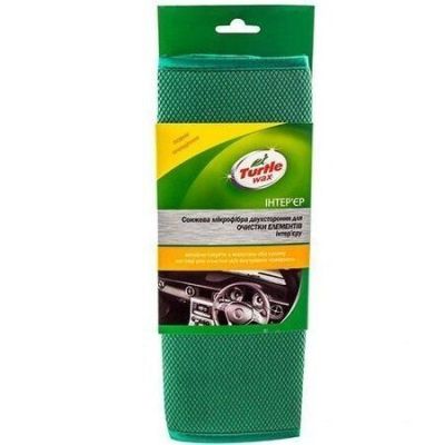 Микрофибра Turtle Wax Спонжевая двухсторонняя для очистки элементов интерьера (X5533)