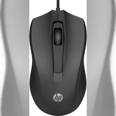 Мышь HP 100 Wired Mouse (6VY96AA)