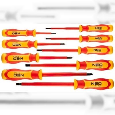 Набор отверток Neo Tools 1000 В, 9 шт