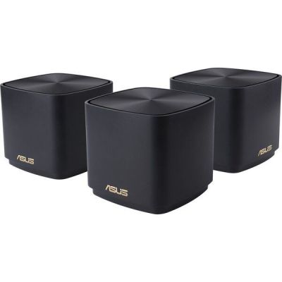 Маршрутизатор ASUS Router ZenWiFi XD4 3PK PLUS black AX1800 1xGE LAN 1x1GE WAN WPA3 OFDMA MESH
