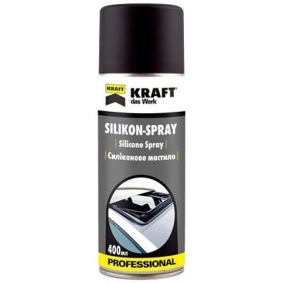 Масло Kraft Смазочное силиконовое 400мл. (KF003)
