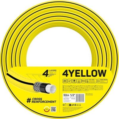Шланг садовый Cellfast 4YELLOW 1/2" 50м (10-502)