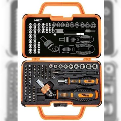 Набор бит Neo Tools с держателем, 69 ед. (06-116)