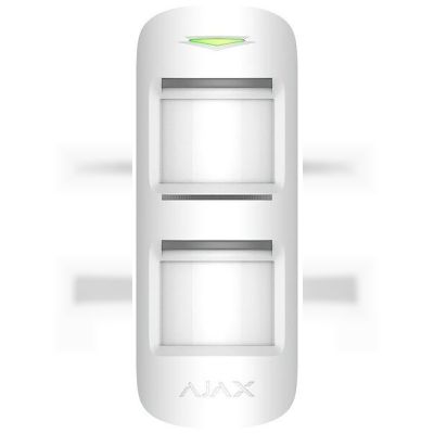 Беспроводной уличный датчик движения Ajax MotionProtect Outdoor, JewellerCR123A, белый