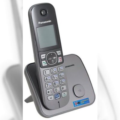 Телефон Dect Panasonic KX-TG6811UAM Metallic
