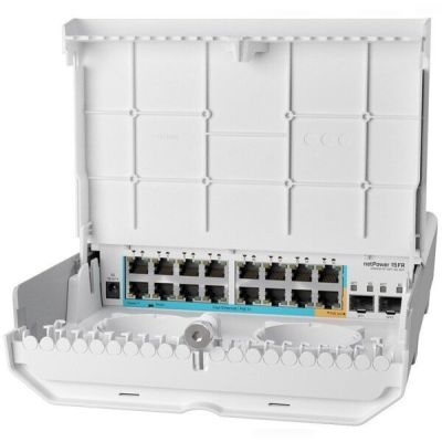 Коммутатор MikroTik Cloud Router Switch netPower 15FR (CRS318-1FI-15FR-2S-OUT)