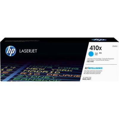 Картридж лазерный HP 410X CLJ Pro M377/M452/M477 Cyan,5000 стр (CF411X)