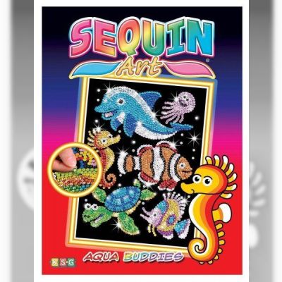Набор для творчества Sequin Art RED Aqua Buddies Sealife (SA0908)