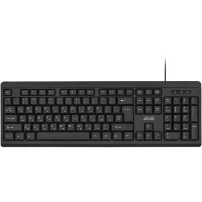 Клавиатура 2E KS108 USB EN/UKR Black (2E-KS108UB_UA)