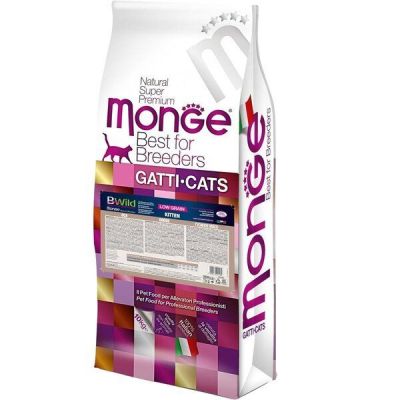 Сухой корм для кошек Monge Cat Bwild Low Grain Kitten Мясо гуся 10 кг