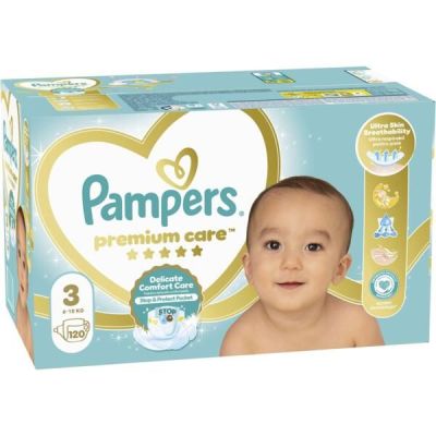 Подгузники PAMPERS Premium Care Midi Мега-серия 120 шт. (4015400465461)