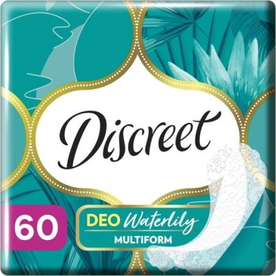 Прокладки ежедневные Discreet Deo Water Lily 60шт