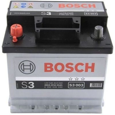 Автомобильный аккумулятор Bosch 45Ah-12v (S3003), L+, EN400 (5237437157) (0092S30030)