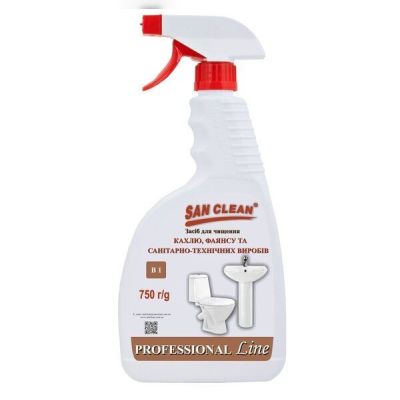 San Clean для кафеля 750г распылитель