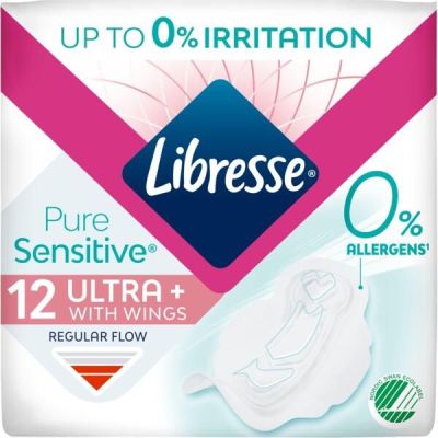 Гигиенические прокладки Libresse Pure Sensitive Ultra+ Нормал 12 шт
