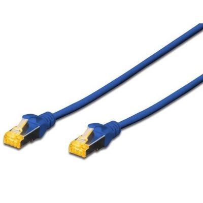 Патч-корд DIGITUS CAT 6a S-FTP, 0,5м,AWG 26/7 синий (DK-1644-A-005/B)