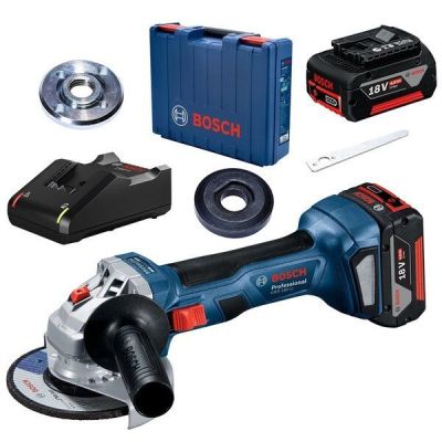 Шлифмашина угловая аккумуляторная Bosch Professional GWS 180-LI (0.601.9H9.021)