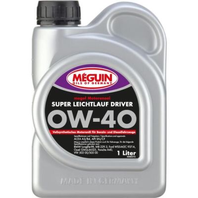 Моторное масло Meguin Super Leichtlauf Driver SAE 0W-40 1л (4894)