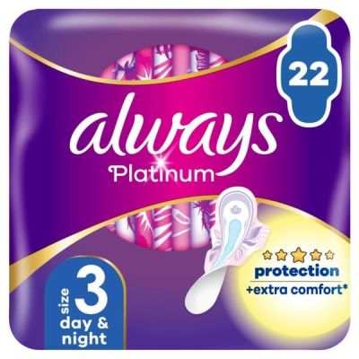 Прокладки гигиенические Always Platinum Day&Night Размер 3 22шт