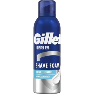 Пена для бритья Gillette Series Conditioning с маслом какао 200мл