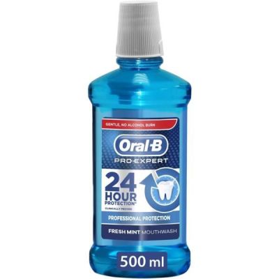 ORAL'B Ополаскиватель для полости рта Pro Expert Профессиональная защита Свежая Мята 500мл