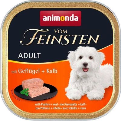 Корм влажный для собак Vom Feinsten с птицей 150 г