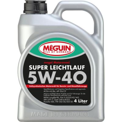 Моторное масло Meguin Super Leichtlauf SAE 5W-40 4л (4355)