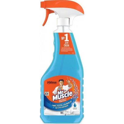 Mr.Muscle для стекла и др. этаж 500мл распылитель Голубой