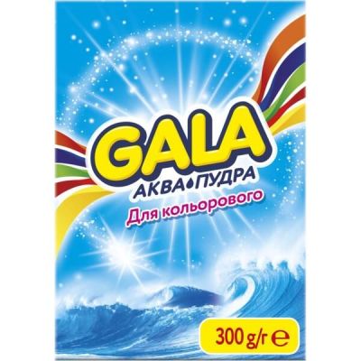 Стиральный порошок Gala Аква-Пудра Морская свежесть Для ручной стирки Для цветных вещей 300г