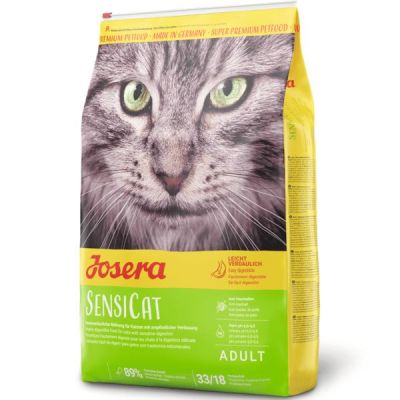 Сухой корм для кошек с чувствительных пищеварением Josera Adult SensiCat с печенью и рисом, 2 кг