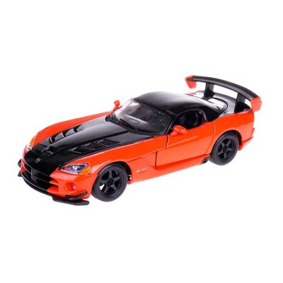 Автомодель Bburago Dodge Viper SRT10 ACR оранжево-чорний металік 1:24 (18-22114 met orange black)