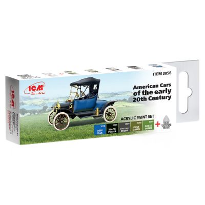 Набір фарб ІСМ Для американських автомобілів початку 20-го століття (3058)