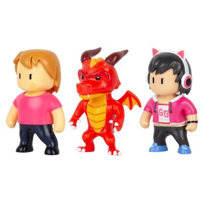 Набір ігрових фігурок Stumble Guys Оператор Джина, Дракон Інферно та Міс Стамбл (SG2020-3)