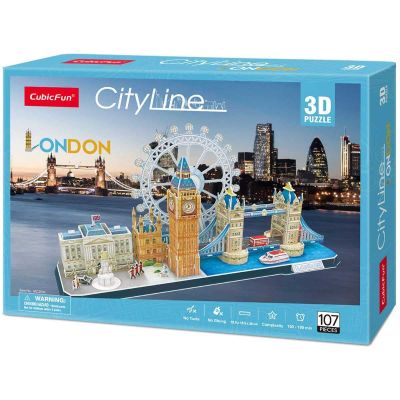 Конструктор 3D CubicFun CityLine London (MC253h)