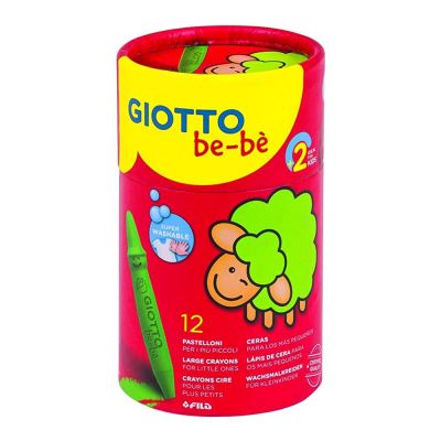 Воскові олівці Fila Giotto Bebe 12 кольорів (472100)