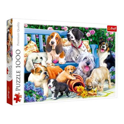 Пазли Trefl Собаки в саду 1000 шт (10556)