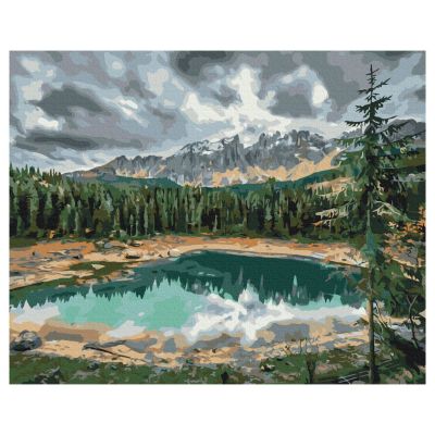 Картина за номерами Brushme Озеро Карецца (BS53779)