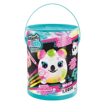 Набір-сюрприз Canal Toys DIY Airbrush plush Сквиш неон Koala (AIR022/1)