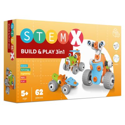 Конструктор StemX Build and play 3 в 1 (73261)